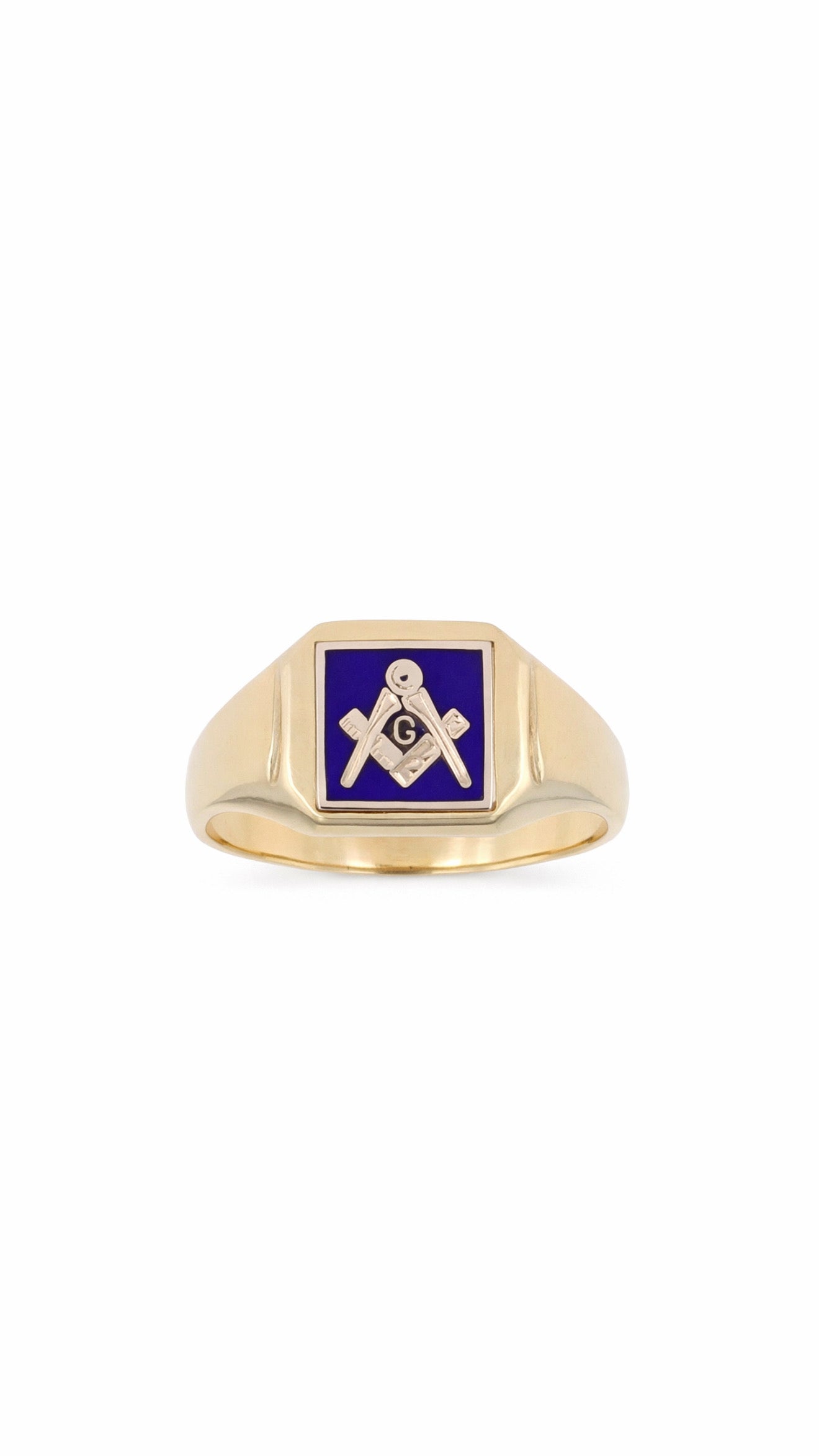 Vintage Gold Masonic Reversible Signet Ring (1992)